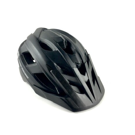 black cycling helmet