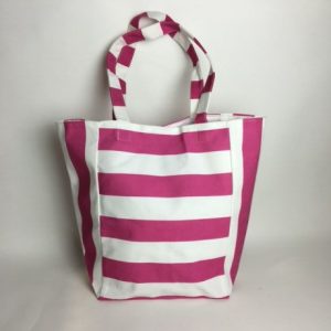 MAGENTA  WHITE STRIPE