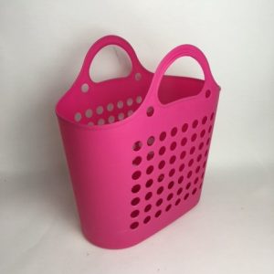 MAGENTA ACRYLIC HOLES BASKET