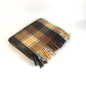 BROWN MUSTARD STONE CHECK