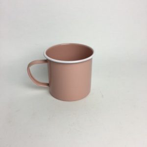 PINK ENAMEL MUG