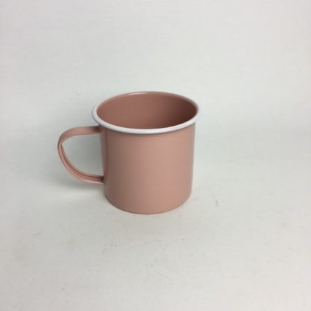 PINK ENAMEL MUG