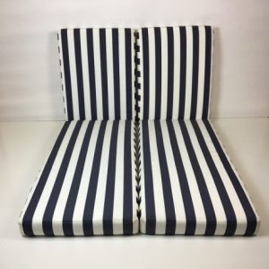 BLUE WHITE STRIPED LOUNGER