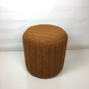 OCHRE BOUCLE STOOL