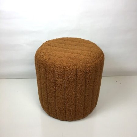 OCHRE BOUCLE STOOL