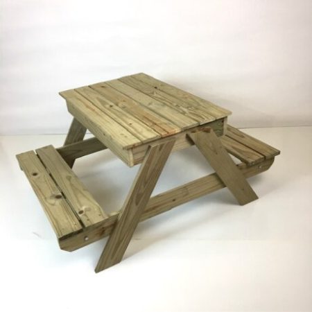 WOODEN PICNIC BENCH TABLE