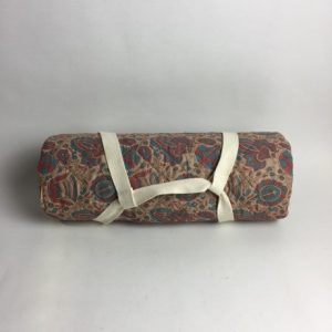 STONE PINK BLUE PAISLEY QUILTED