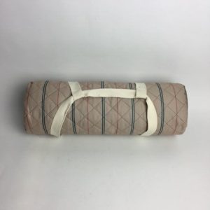 STONE GREEN RED STRIPE QUILTED