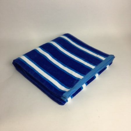 BLUE WHITE STRIPE TOWEL