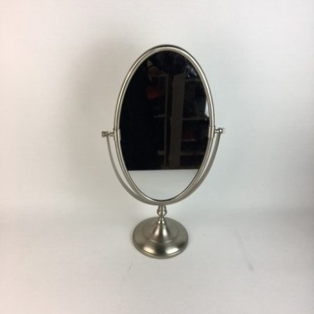 PEWTER DRESSING TABLE MIRROR