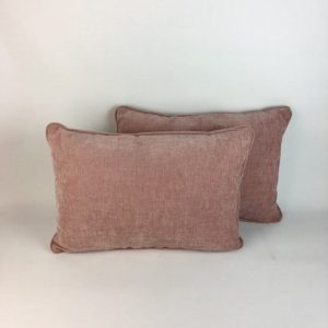 PINK VELVETY RECTANGULAR