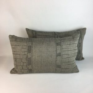 GREY WHITE PATTERNED LARGE RECTANGULAR