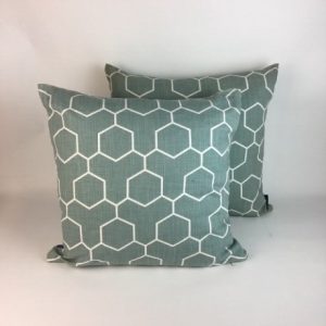 TEAL HONEYCOMB LINEN