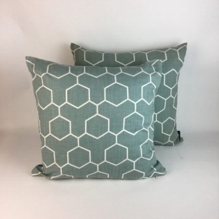 TEAL HONEYCOMB LINEN