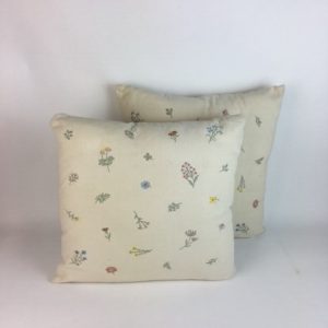 CREAM FINE FLORAL EMBROIDERED