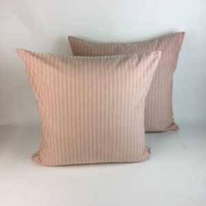 PINK CREAM FINE STRIPE COTTON