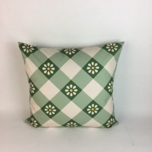 GREEN FLORAL CHECK