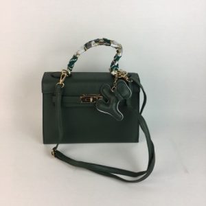 GREEN DOG TAG & SCARF SMALL BAG