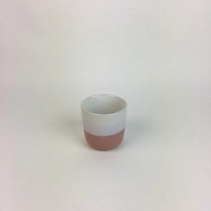 PINK WHITE SMALL CUP