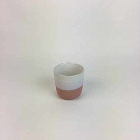 PINK WHITE SMALL CUP