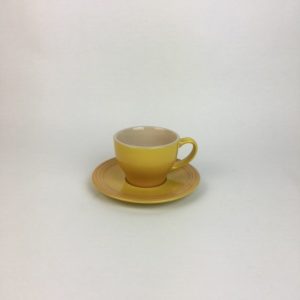 YELLOW CUP & SAUCER