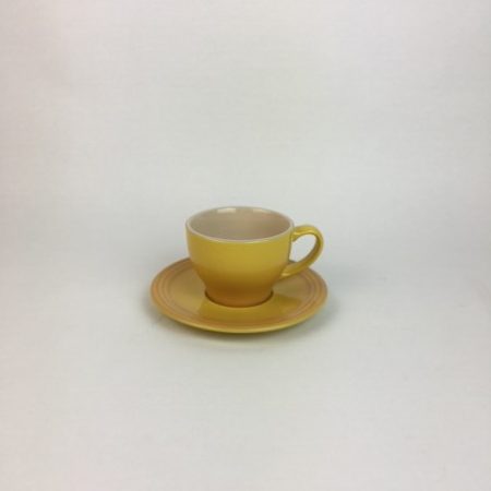 YELLOW CUP & SAUCER