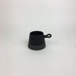 BLACK TINY HANDLE CUP