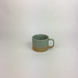 GREEN STONE WIDE MUG