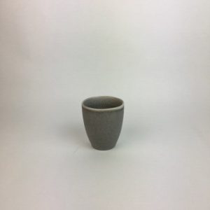 GREY SPECKLED TALL CUP