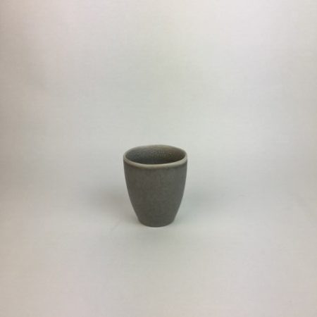 GREY SPECKLED TALL CUP