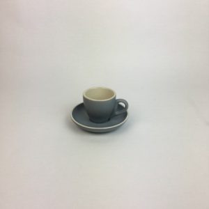 GREY ESPRESSO CUP & SAUCER