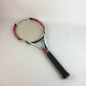 WHITE BLACK RED RACKET