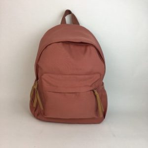 RUSTY PINK PLAIN BACKPACK