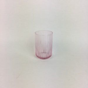 PINK FLUTED TUMBLER