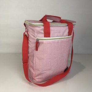 PINK STRIPED RED STRAP