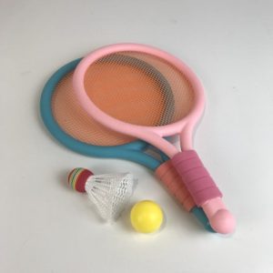 PINK BLUE BATS WITH SOFT BALL