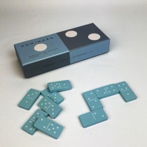BLUE DOMINOES SET