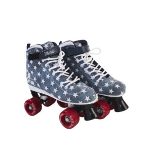 DENNIM STAR ROLLERSKATES SIZE 5