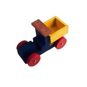 red yellow blue wooden train