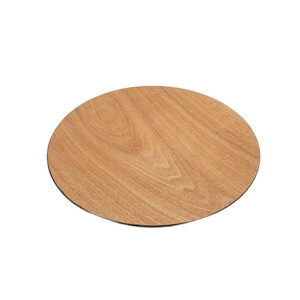 wood round platter