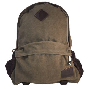 olive  faded canvas backpack