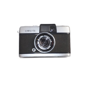 small black vintage camera