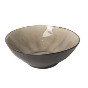 GREY BLACK BOWL