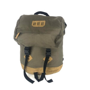 BROWN STONE BLACK STRAPS BACKPACK