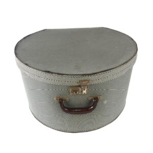 BLUE GREY VINTAGE HAT CASE