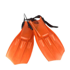 ORANGE BLACK TIE FLIPPERS KIDS
