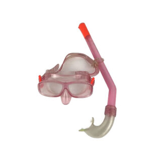 PINK SEE THRU SNORKELING SET