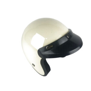 CREAM WITH BLACK VISOR