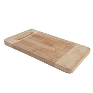 small light wood board cutout handle