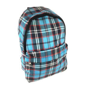 BLUE CHECK BACKPACK